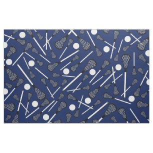 Marineblau Lacrossestöcke Stoff