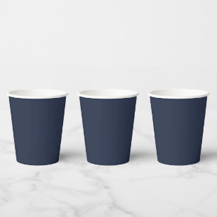 Marineblau Pappbecher