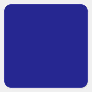 Marineblau Quadratischer Aufkleber
