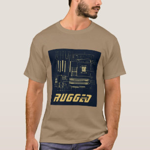 Marineblau   Schalttafel   Tech T-Shirt