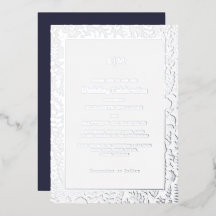 Marineblau | Silver Elegant Luxury Wedding Real