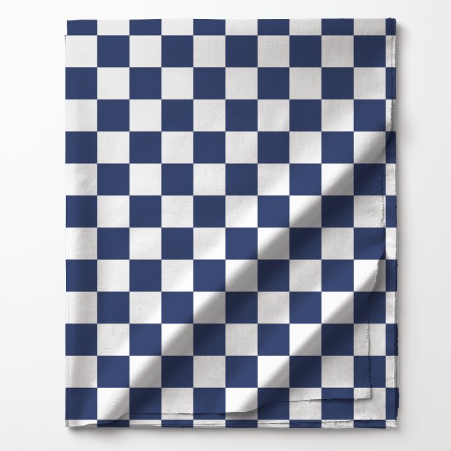Marineblau und weißes gekreuztes Muster Stoff (Von Creator hochgeladen)