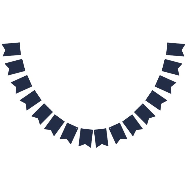 Marineblau Wimpelkette (Alle)