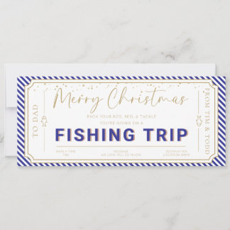 Marineblaue Angel-Trip-Weihnachts-Geschenkgutschei Einladung