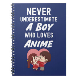 Marineblaue Anime-Geschenke für Jungen Kids Kaiwai Notizblock