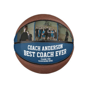Marineblaue Bester Trainer Danke von der Mannschaf Mini Basketball