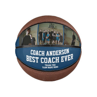 Marineblaue Bester Trainer Danke von der Mannschaf Mini Basketball