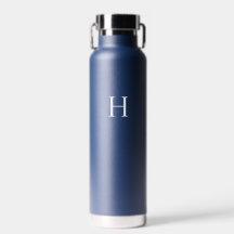 Marineblaue klassische elegante Monogramm