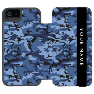 Marineblaue Tarnung Ihren Namen personalisieren Incipio Watson™ iPhone 5 Geldbörsen Hülle