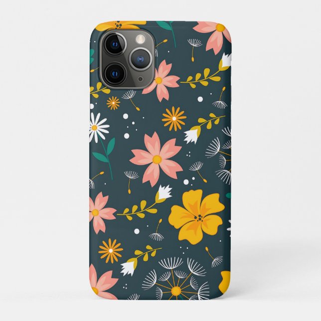 Marineblumen-Garten Skurriles Frühlingsmuster Case-Mate iPhone Hülle (Rückseite)