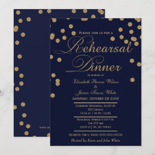 Marineboldner Glitzer Probe lädt ein Einladung