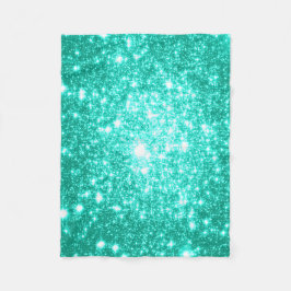 Marinebrot Grüne Sterne Fleece Blanket