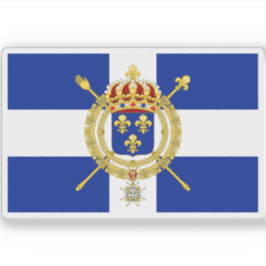 Marinefahne des Königreichs Frankreich Aufkleber