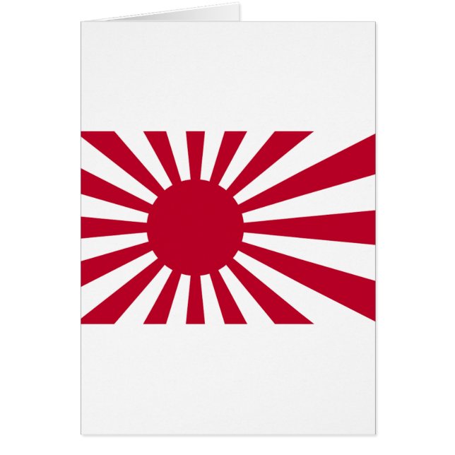 Marinefahne von Japan - japanische aufgehende (Vorne)