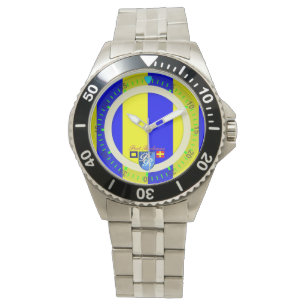 Marineflaggen-Buchstabeg-Golf-Hafen Richman Armbanduhr