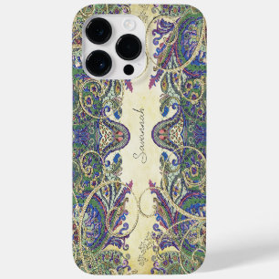 Marinegold Vintage Pfauen Paisley Case-Mate iPhone Hülle