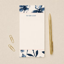 Marineindigo-Blumen-Cream-Magnet-To-Do-Liste