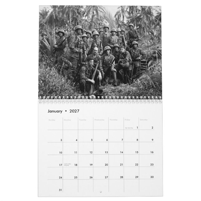 Marinekalender Kalender (Jan 2027)