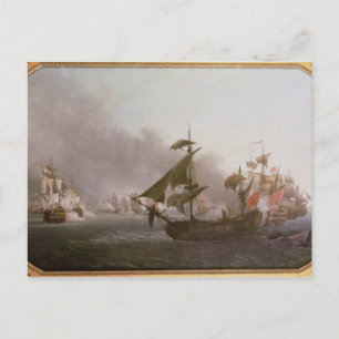 Marinekämpfe vor der Insel Grenada Postkarte