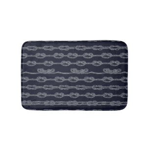 Marineknoten-Muster Badematte