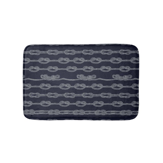 Marineknoten-Muster Badematte (Vorderseite)