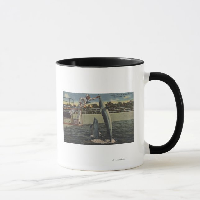 Marineland, Florida - Aussicht auf Fütternd Schwei Tasse (Rechts)
