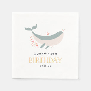 Marinelebens-Geburtstags-Party Serviette