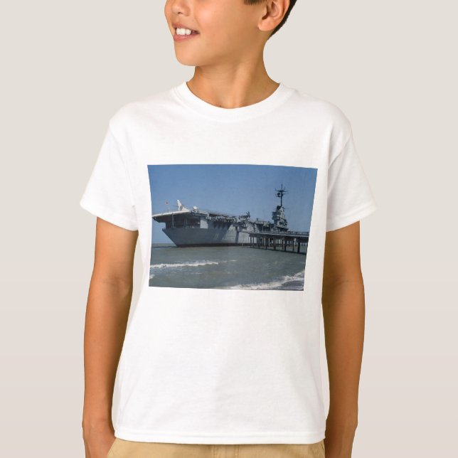 Marinemuseum USSs Lexington T-Shirt (Vorderseite)