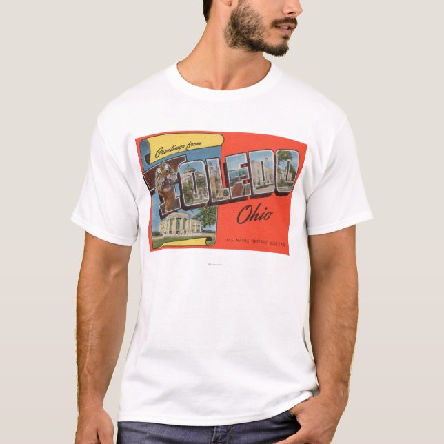 Marinereserve-Gebäude Toledos, Ohio - US T-Shirt (Vorderseite)