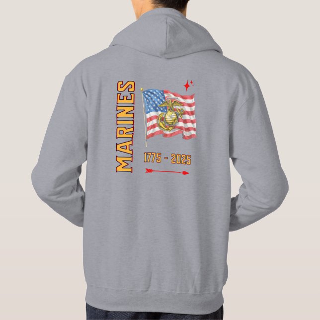 MARINES 1775 Hoodie (Rückseite)