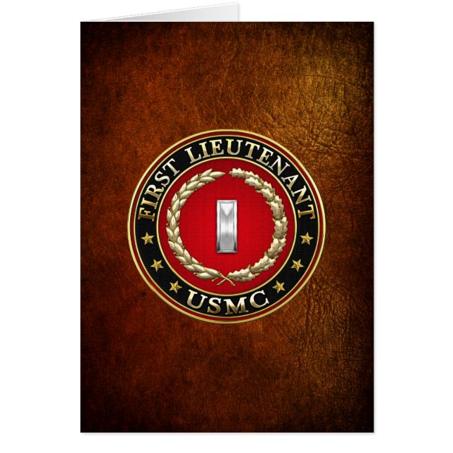 Marines américains : Premier lieutenant (USMC 1stL (Devant)