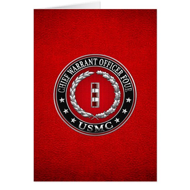 Marines des États-Unis : Adjudant-chef quatre (USM (Devant)