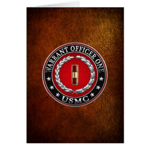 Marines des États-Unis : Adjudant un (USMC WO-1) [