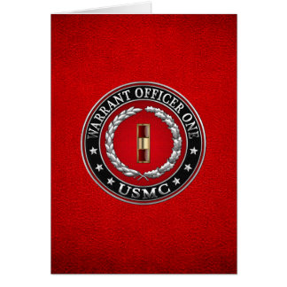 Marines des États-Unis : Adjudant un (USMC WO-1) [