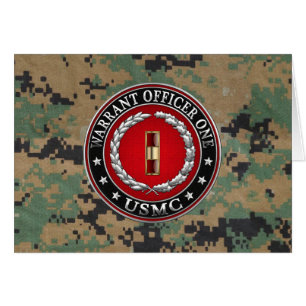 Marines des États-Unis : Adjudant un (USMC WO-1) [