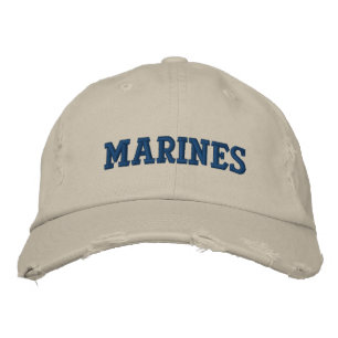 Marines hat bestickte baseballkappe