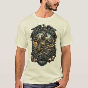 Marines im Kampf-Shirt T-Shirt