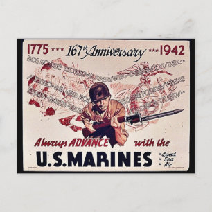 Marines Postkarte