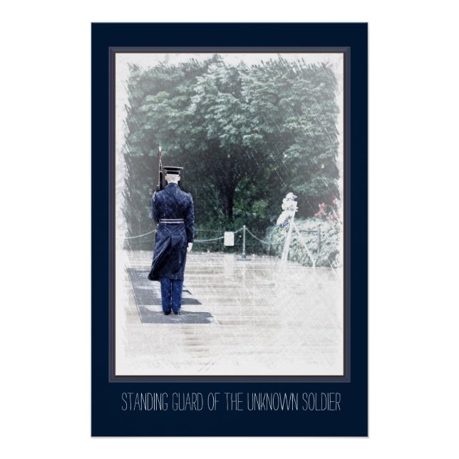 Marines - Schutz des unbekannten Soldaten Poster (Vorderseite)