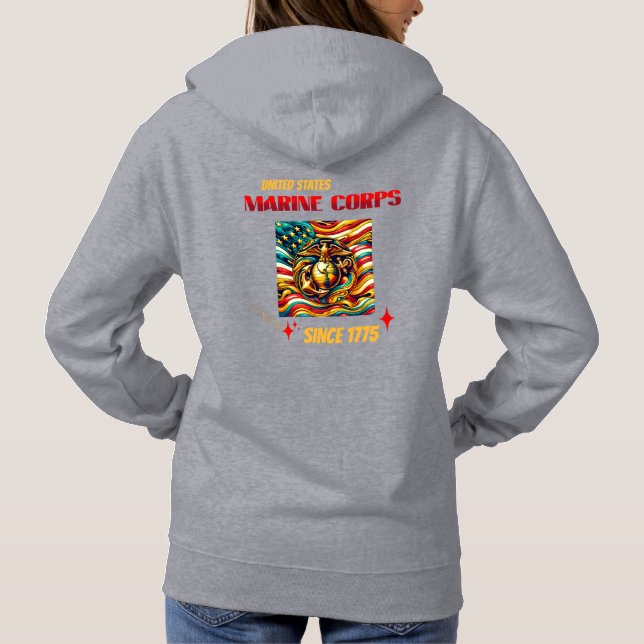 Marines seit 1775 Hoodie (Rückseite)