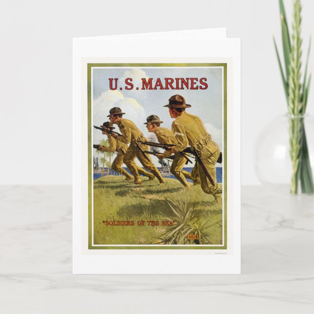 Marines - "Soldaten des Meeres" Karte (Vorderseite)