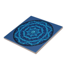 Marineschirm-Vignetten-Mandala-Fliese Fliese