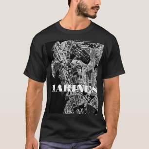 MARINEschwarzes SHIRT