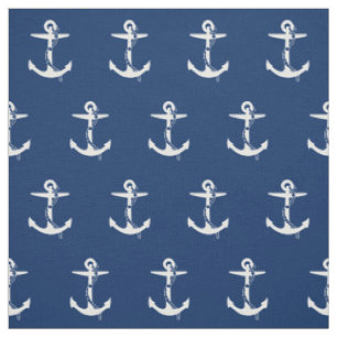 Marinesoldat des Anker-Marine-Blau-Weiß- Stoff
