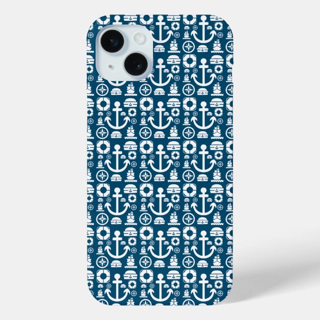 Marinesoldat Element Meer Muster Case-Mate iPhone Hülle (Rückseite)