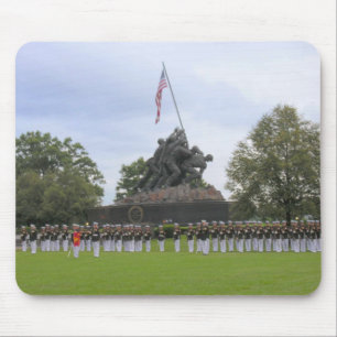 Marinesoldaten an Iwojima-Statue Mousepad