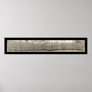 Marinesoldaten an Quantico Foto 1919 Poster