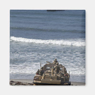 Marinesoldaten nehmen die Ankunft vorweg Magnet