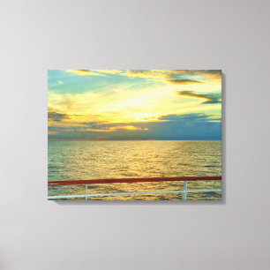 Marinesonnenaufgang Leinwanddruck