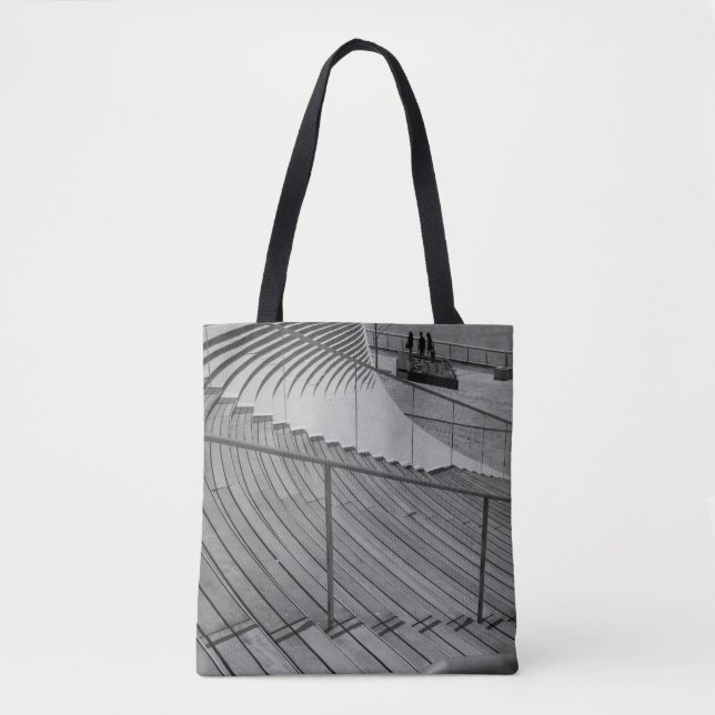Marinetreppen Grayscale Tasche (Vorderseite)